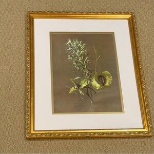 Watercolor titled "Flowers5" by the artist Tiiu Kadak, created in 1973.